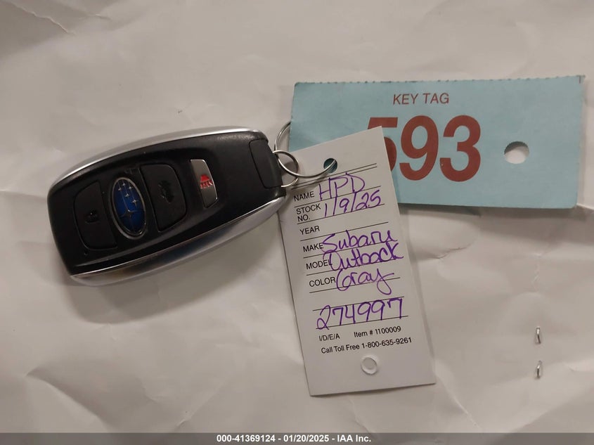 2015 SUBARU OUTBACK 2.5I LIMITED - 4S4BSANCXF3274997