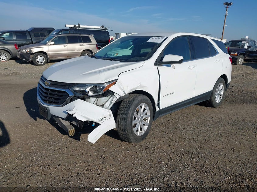 2018 Chevrolet Equinox, Front End, IAAI, VIN 3GNAXJEV6JS592371 — photo 2