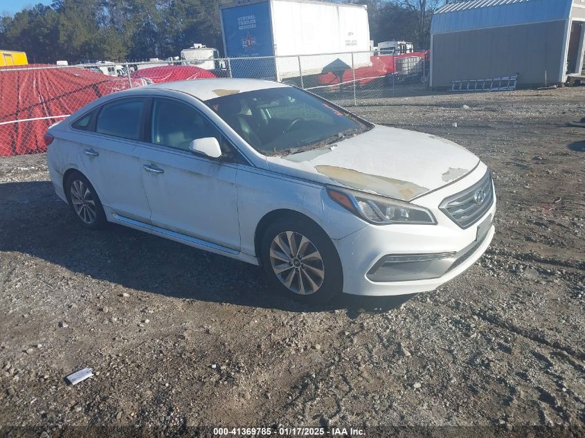 VIN 5NPE34AFXFH076361 2015 Hyundai Sonata, Sport no.1