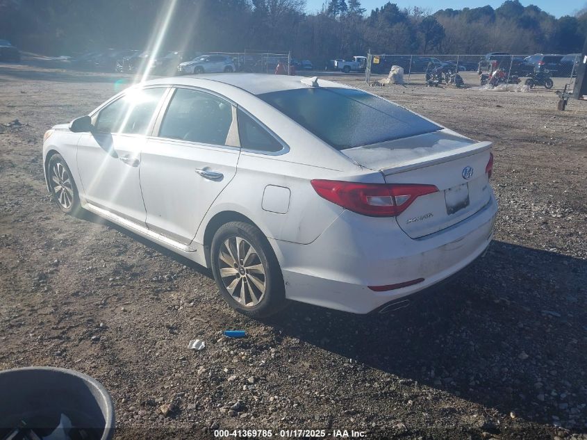 VIN 5NPE34AFXFH076361 2015 Hyundai Sonata, Sport no.3