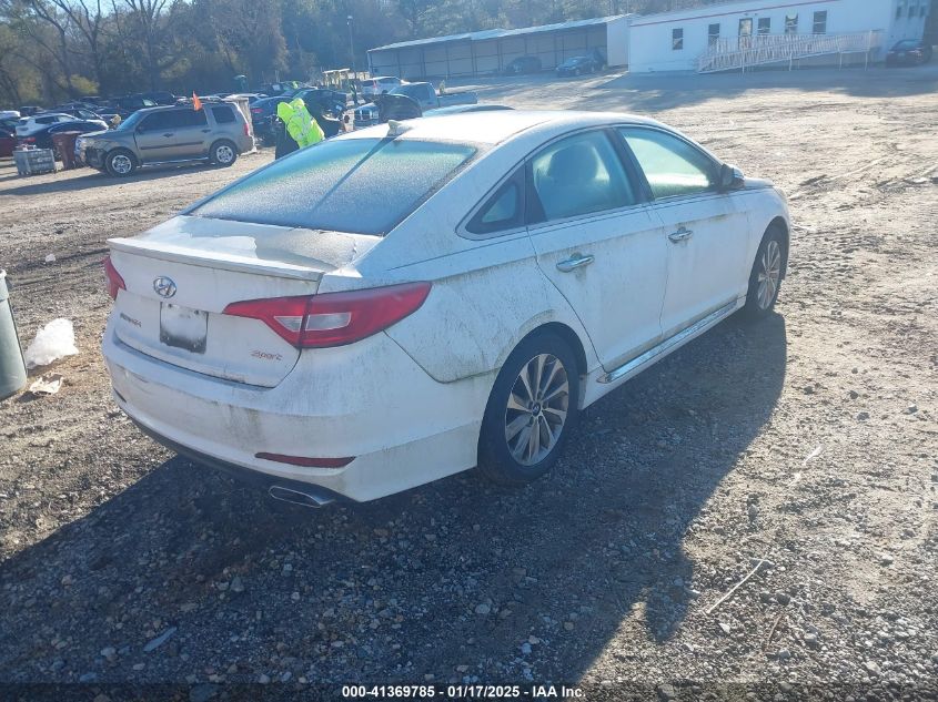 VIN 5NPE34AFXFH076361 2015 Hyundai Sonata, Sport no.4