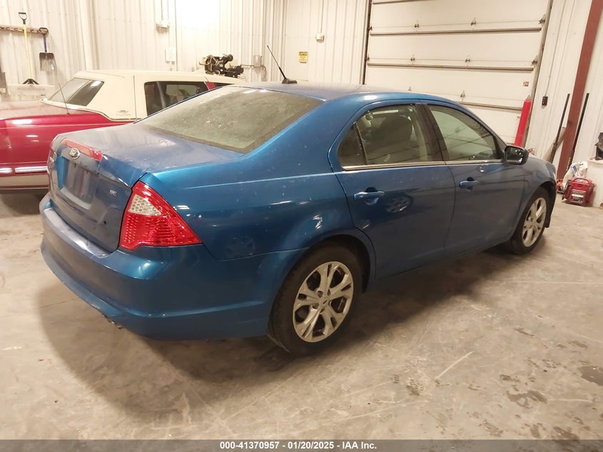 2012 FORD FUSION VIN: 3FAHP0HA5CR364825