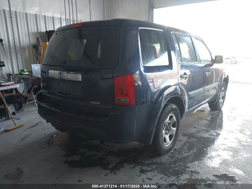 VIN 5FNYF4H23EB008018 2014 HONDA PILOT no.4