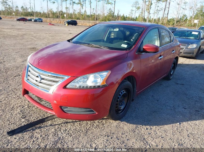 VIN 3N1AB7AP3FL691946 2015 Nissan Sentra, SV no.2