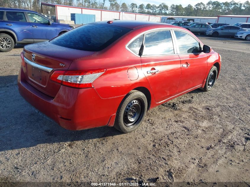 VIN 3N1AB7AP3FL691946 2015 Nissan Sentra, SV no.4