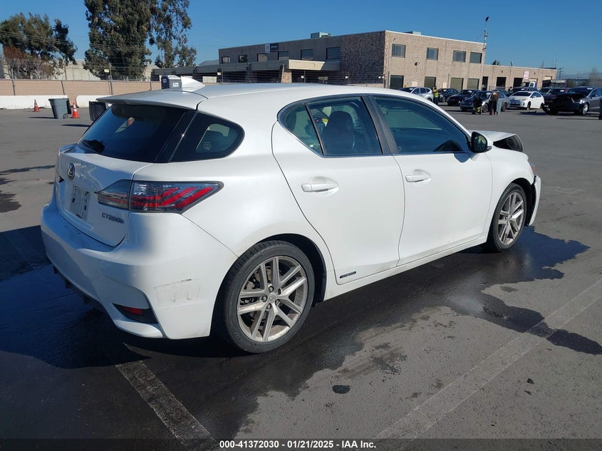 2014 LEXUS CT 200H VIN: JTHKD5BH5E2203604
