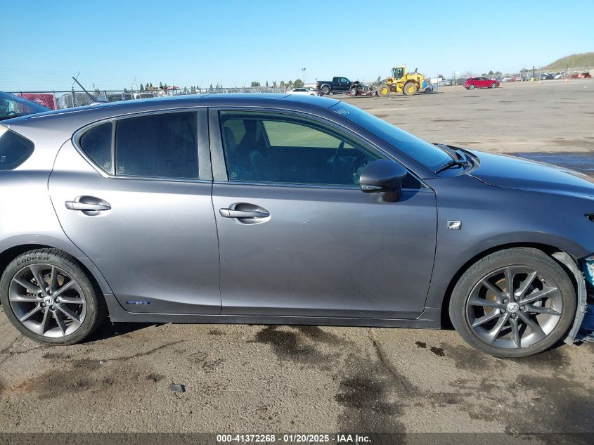 2013 Lexus Ct 200H VIN: JTHKD5BH7D2128760 Lot: 41372268