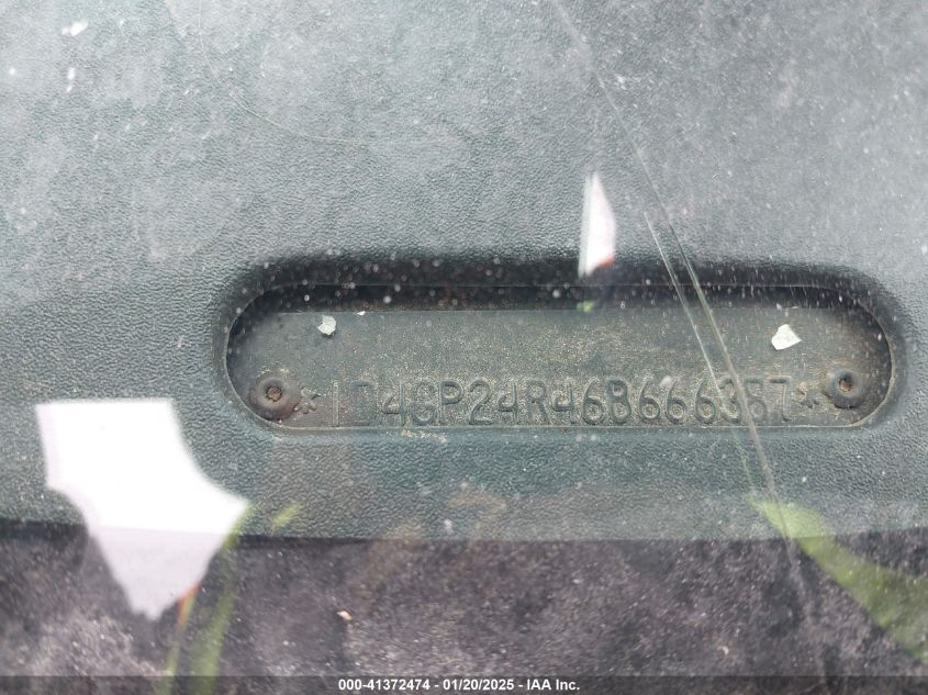 2006 Dodge Grand Caravan VIN: 1D4GP24R6B666387 Lot: 41372474