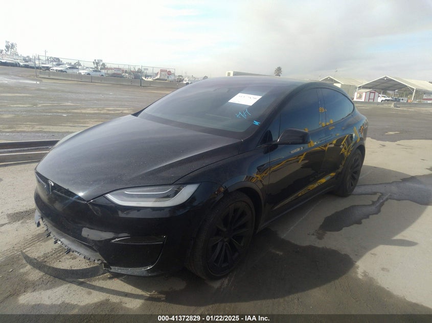 Vin: 7saxcbe52nf363689, lot: 41863294, tesla model x dual motor all-wheel drive 20222