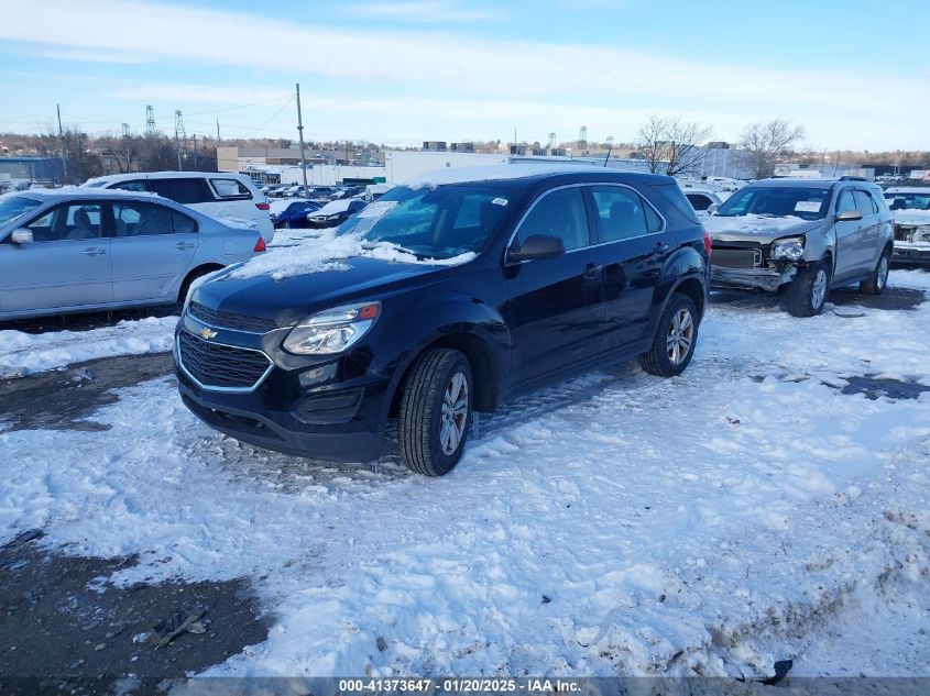 VIN 2GNFLEEK2G6131111 2016 Chevrolet Equinox, LS no.2