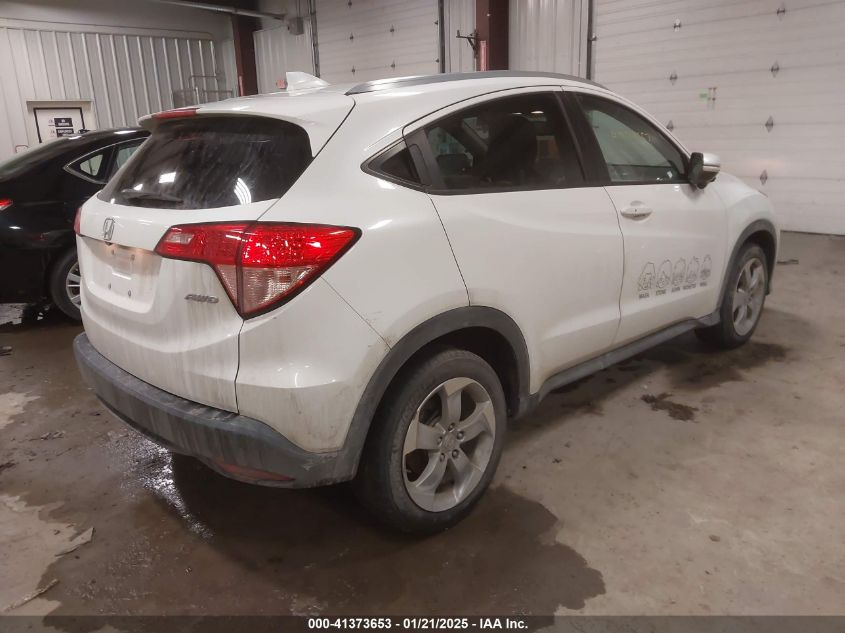 VIN 3CZRU6H74GM735386 2016 Honda HR-V, Ex-L no.4