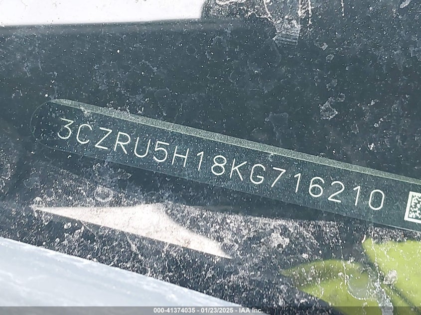 2019 HONDA HR-V SPORT 3CZRU5H18KG716210