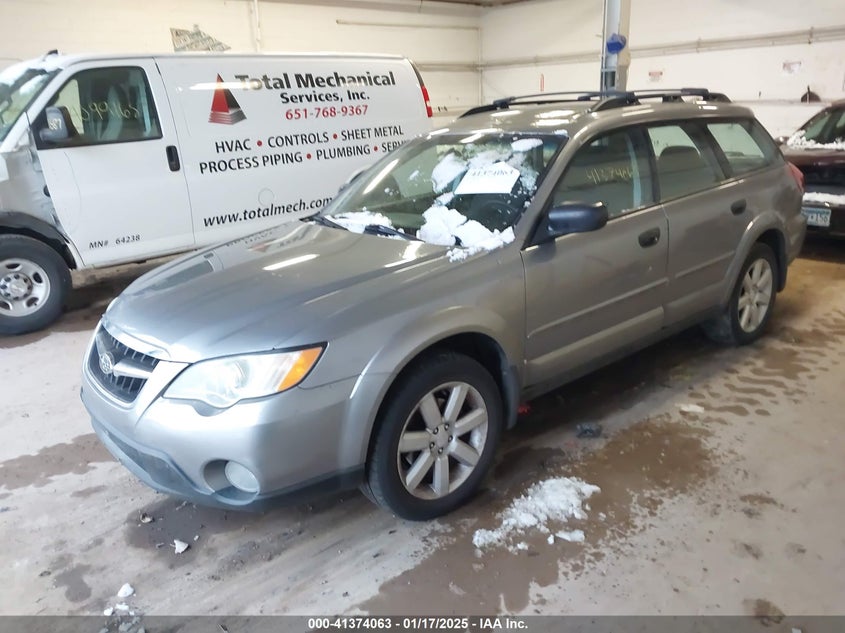 2009 SUBARU OUTBACK VIN: 4S4BP61C997344281