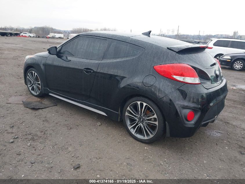 VIN KMHTC6AE6GU248866 2016 Hyundai Veloster, Turbo no.3