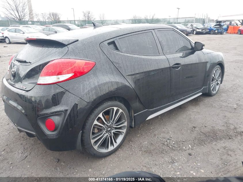 VIN KMHTC6AE6GU248866 2016 Hyundai Veloster, Turbo no.4