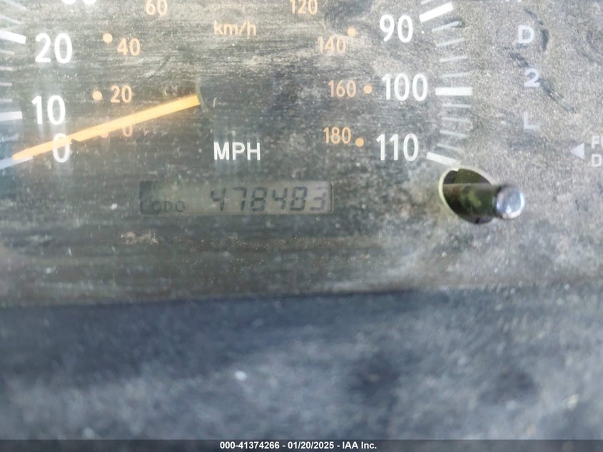 2002 Toyota Tundra Ltd V8 VIN: 5TBBT48182S279551 Lot: 41374266