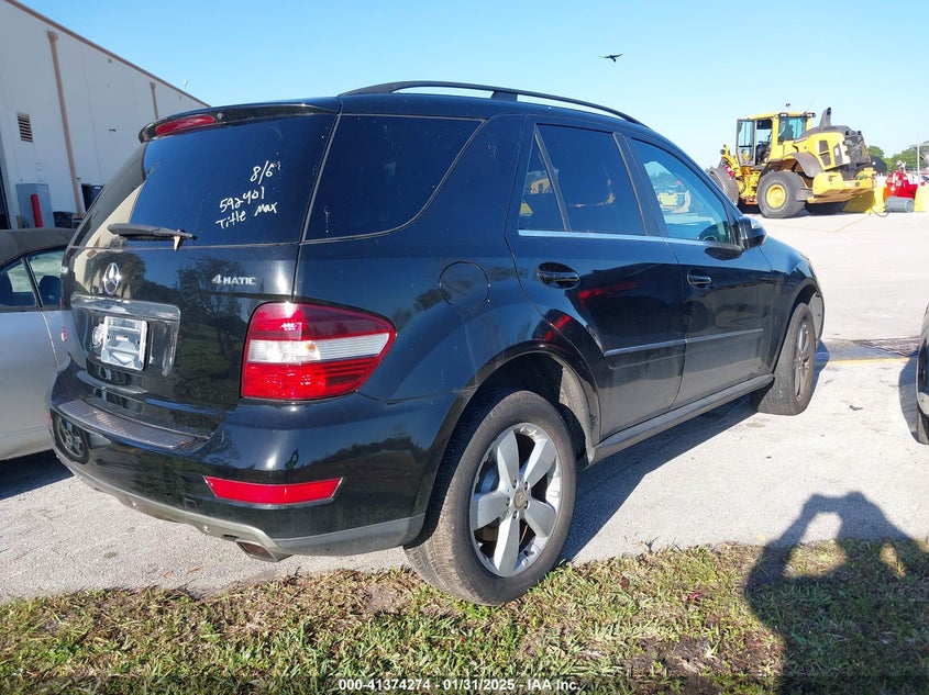 Vin: 4jgbb8gb5aa592401, lot: 41864747, mercedes-benz ml 350 4matic 20104
