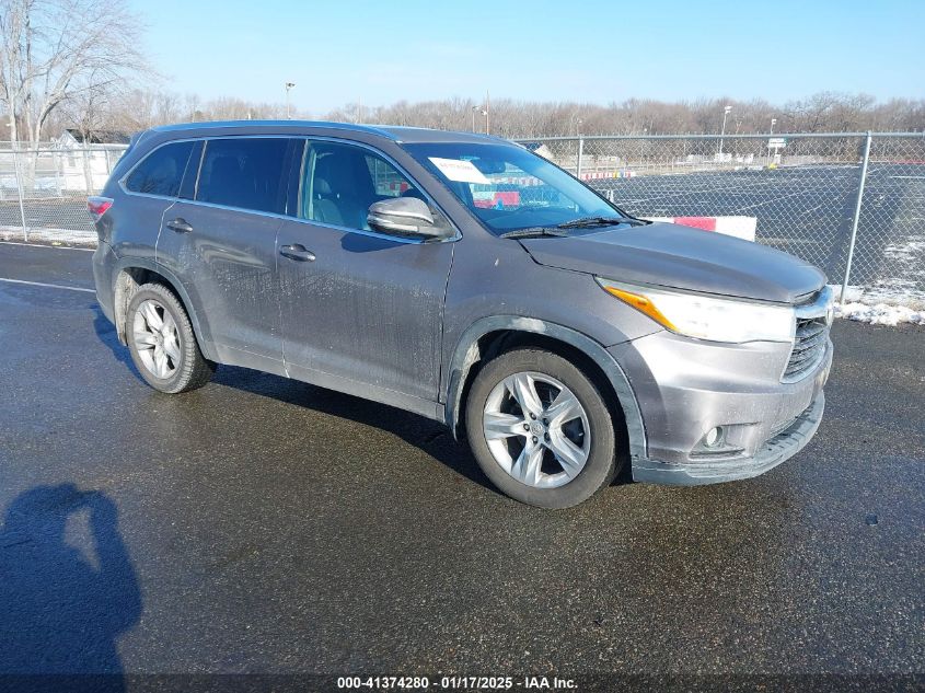 2014 Toyota Highlander, Limit...