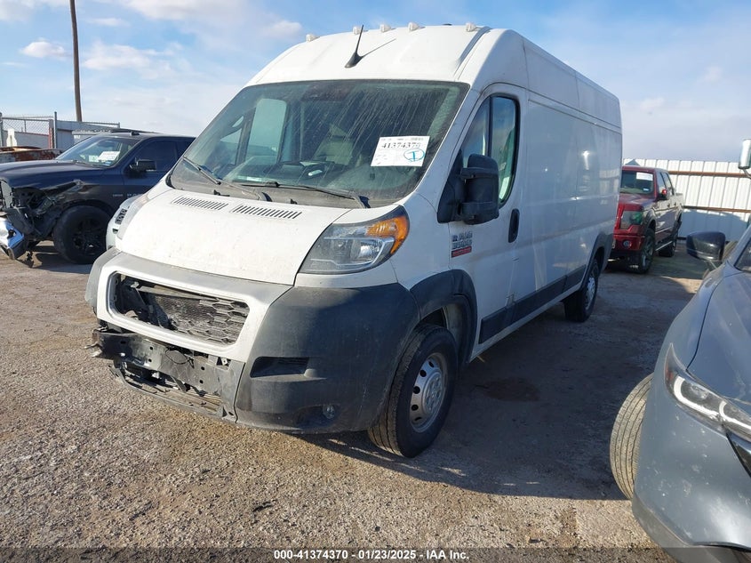 Vin: 3c6mrvhg3ne131452, lot: 41864843, ram promaster 3500 high roof 159 wb 20222