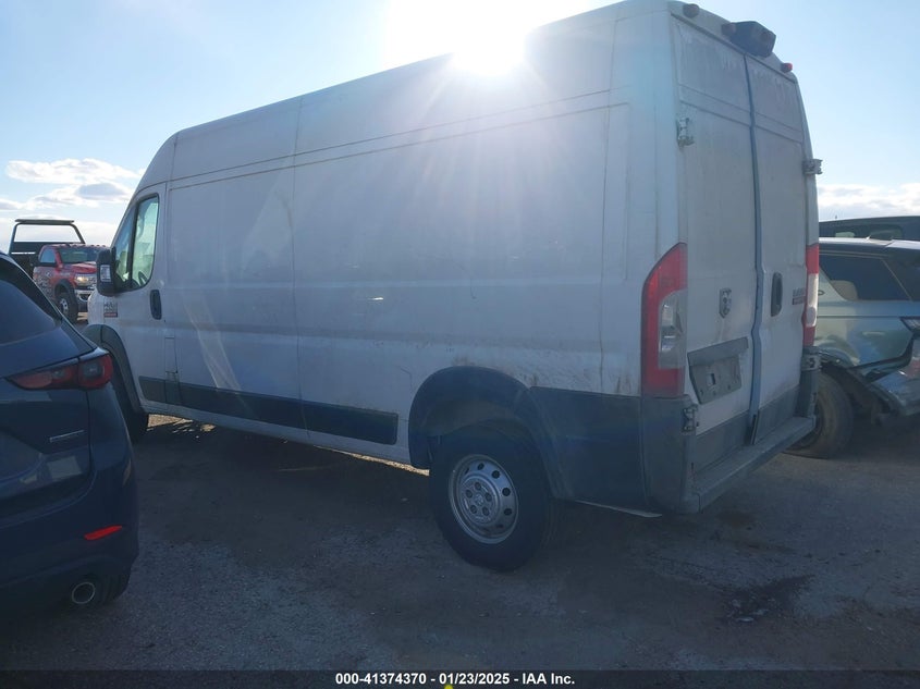 Vin: 3c6mrvhg3ne131452, lot: 41864843, ram promaster 3500 high roof 159 wb 20223