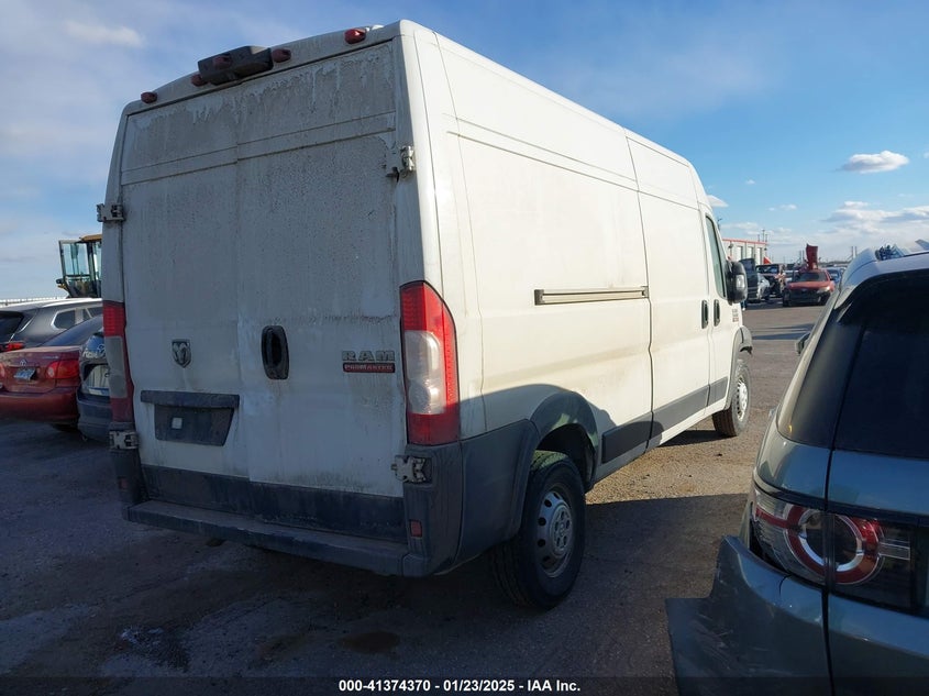 Vin: 3c6mrvhg3ne131452, lot: 41864843, ram promaster 3500 high roof 159 wb 20224