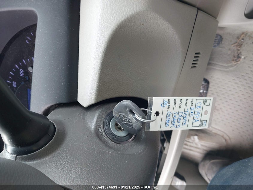 2011 TOYOTA CAMRY VIN: 4T1BF3EK9BU737384