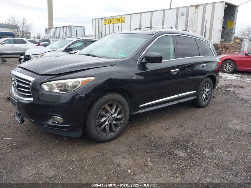 VIN 5N1AL0MM4EC528845 2014 INFINITI QX60 no.2