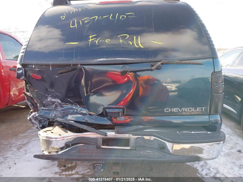 2002 Chevrolet Suburban 1500 Z71 VIN: 3GNFK16Z02G314060 Lot: 41375407