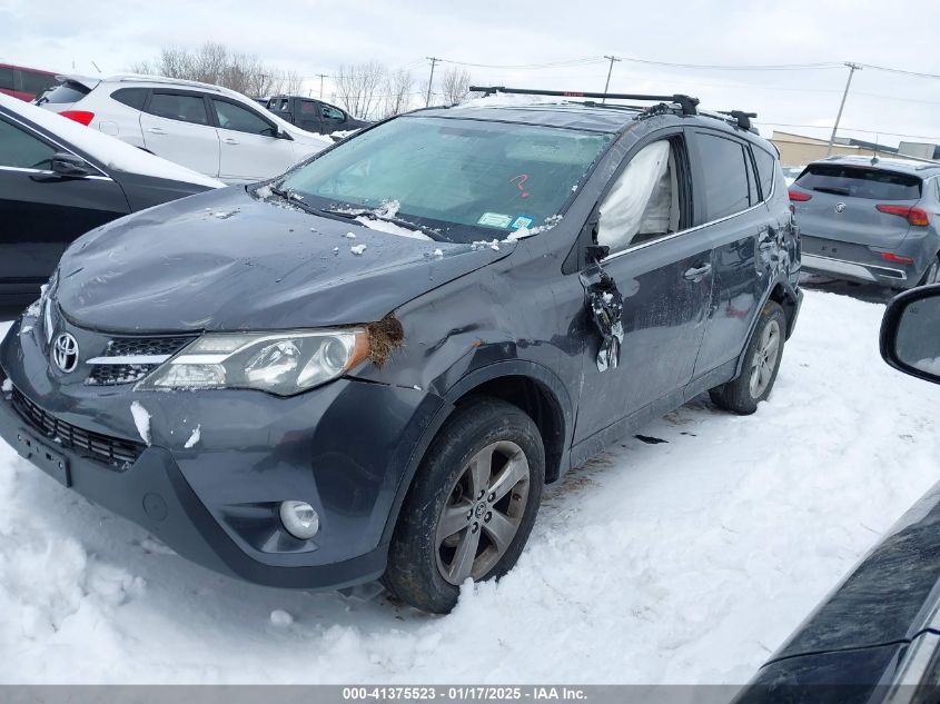 VIN 2T3RFREV2FW262539 2015 Toyota RAV4, Xle no.2