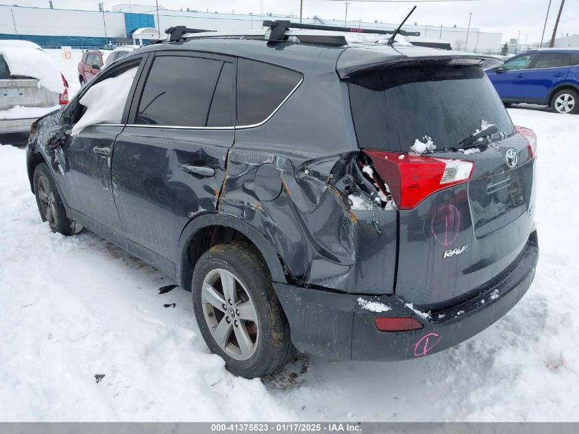 VIN 2T3RFREV2FW262539 2015 Toyota RAV4, Xle no.3