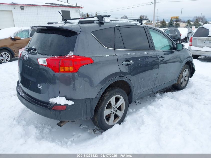 VIN 2T3RFREV2FW262539 2015 Toyota RAV4, Xle no.4