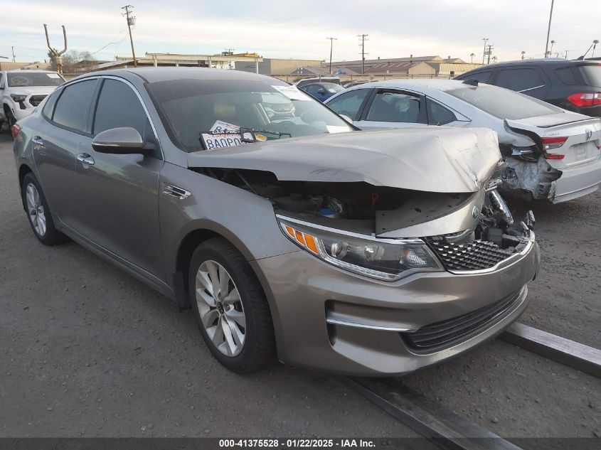 2018 KIA OPTIMA EX - 5XXGU4L33JG203206