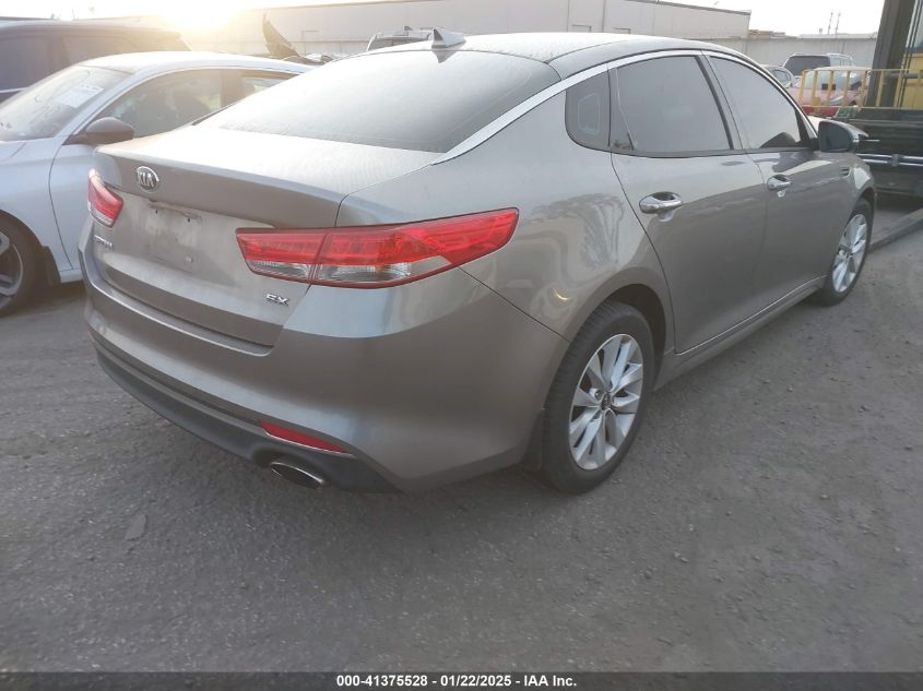 2018 KIA OPTIMA EX - 5XXGU4L33JG203206