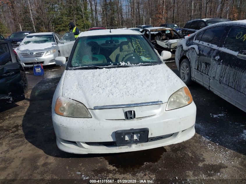 2003 Honda Civic Hybrid VIN: JHMES95643S005985 Lot: 41375567