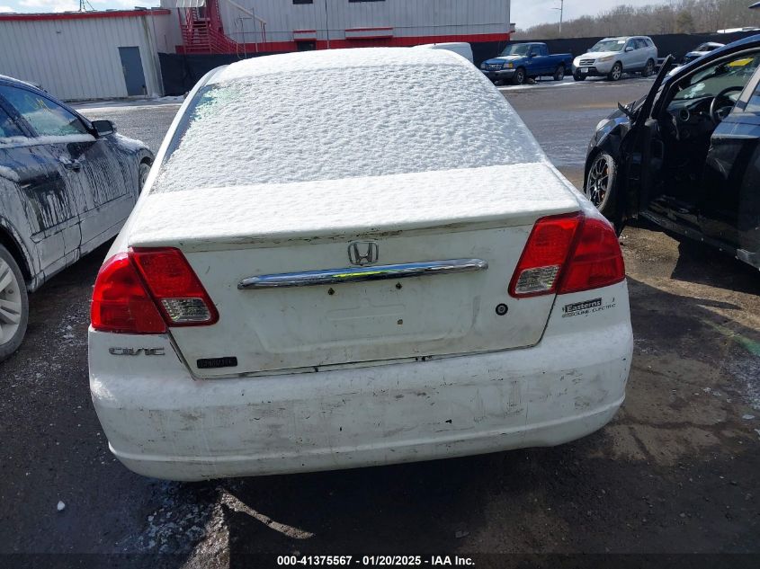 2003 Honda Civic Hybrid VIN: JHMES95643S005985 Lot: 41375567