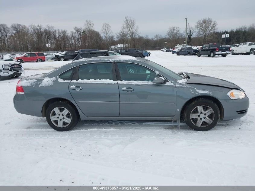 2008 Chevrolet Impala Ls VIN: 02G1WB58N68135803 Lot: 41375857