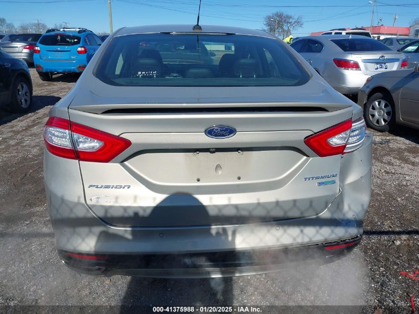 2016 FORD FUSION TITANIUM - 3FA6P0K96GR121309