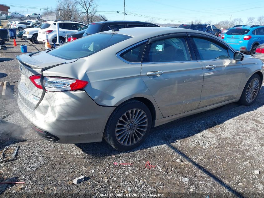 2016 FORD FUSION TITANIUM - 3FA6P0K96GR121309