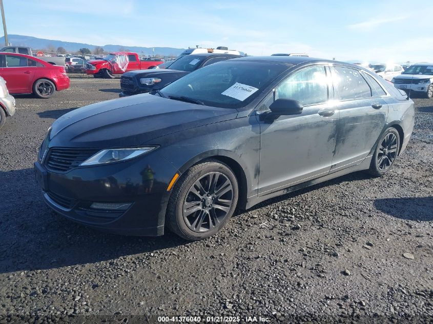 VIN 3LN6L2GK2ER804596 2014 LINCOLN MKZ no.2