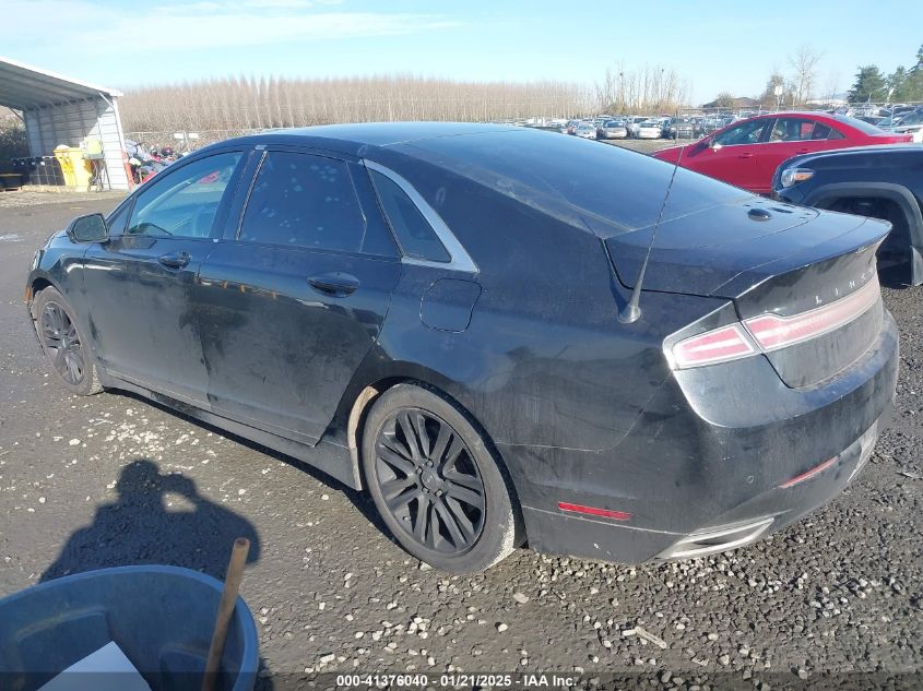 VIN 3LN6L2GK2ER804596 2014 LINCOLN MKZ no.3