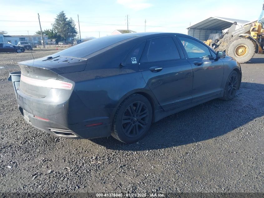 VIN 3LN6L2GK2ER804596 2014 LINCOLN MKZ no.4