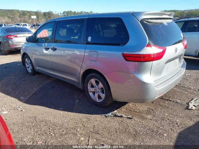 VIN 5TDZK3DC2GS724321 2016 TOYOTA SIENNA no.3