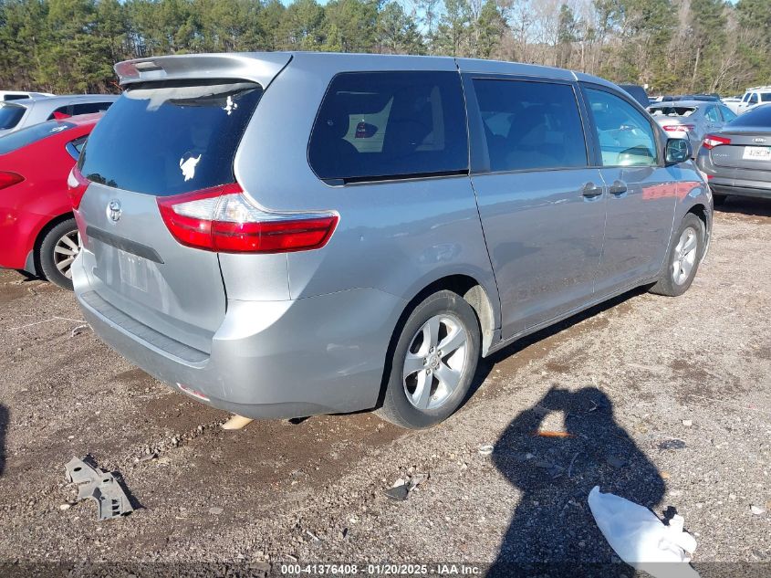 VIN 5TDZK3DC2GS724321 2016 TOYOTA SIENNA no.4