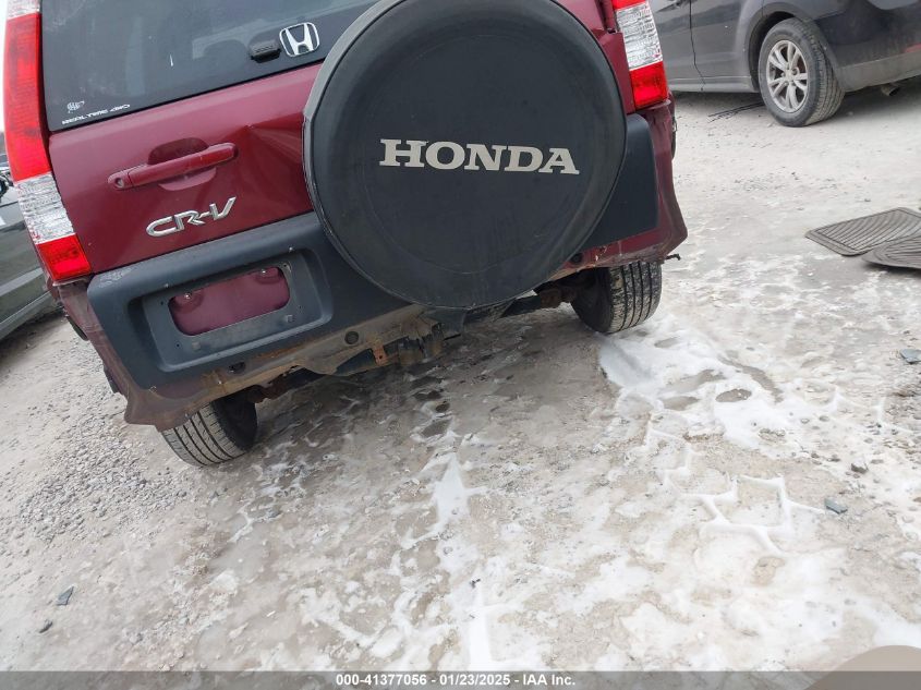 2006 Honda Cr-V Ex VIN: JHLRD788X6C025593 Lot: 41377056