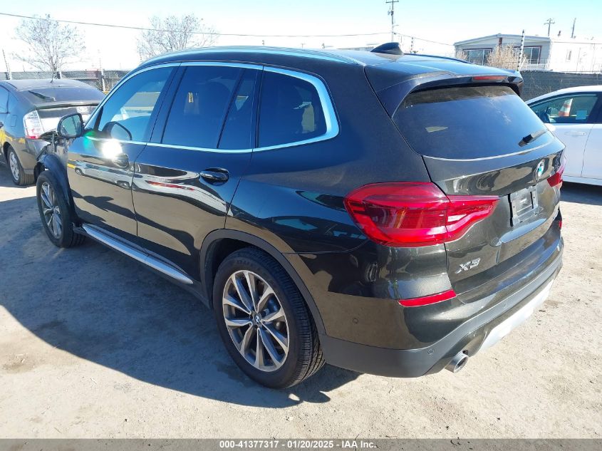 VIN 5UXTR9C50KLP91581 2019 BMW X3, Xdrive30I no.3