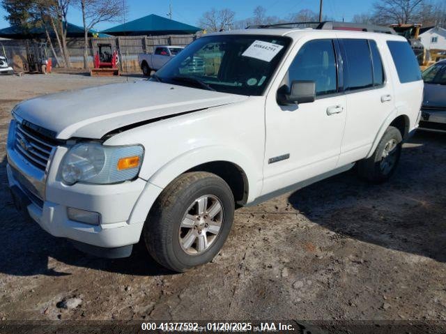 2008 Ford Explorer Xlt white suv gasoline 1FMEU73E08UA62749 photo #3