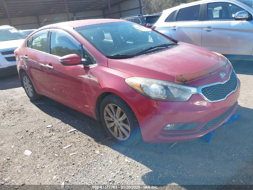 VIN KNAFX4A81E5096259 2014 KIA FORTE no.1