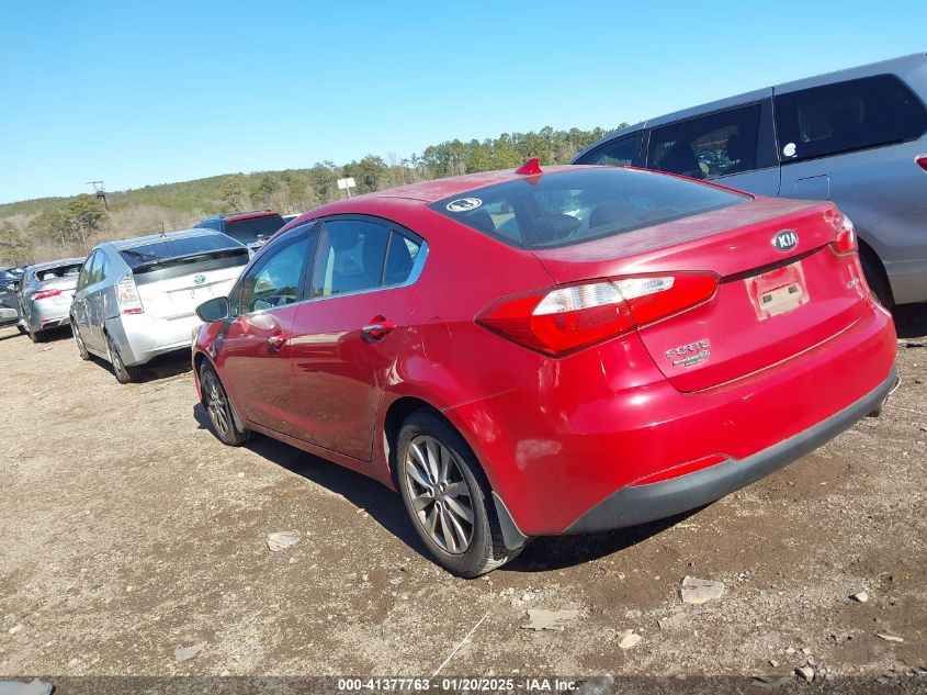 VIN KNAFX4A81E5096259 2014 KIA FORTE no.3