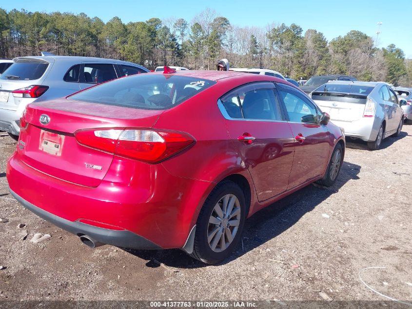 VIN KNAFX4A81E5096259 2014 KIA FORTE no.4