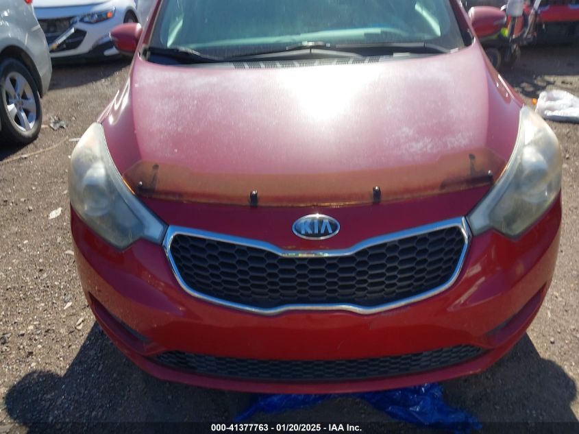 VIN KNAFX4A81E5096259 2014 KIA FORTE no.6